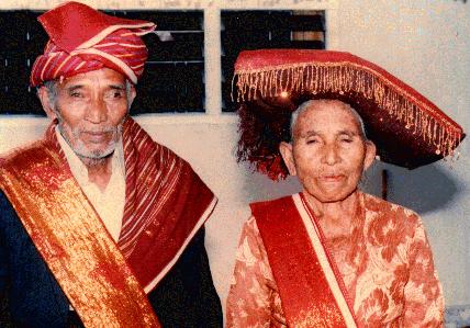 Grandparents in Traditional Karonese Attire