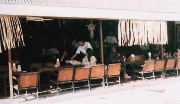 Bamboo Chairs in Kuta Beach Street