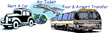 rent a car, air ticket, airport transfer
